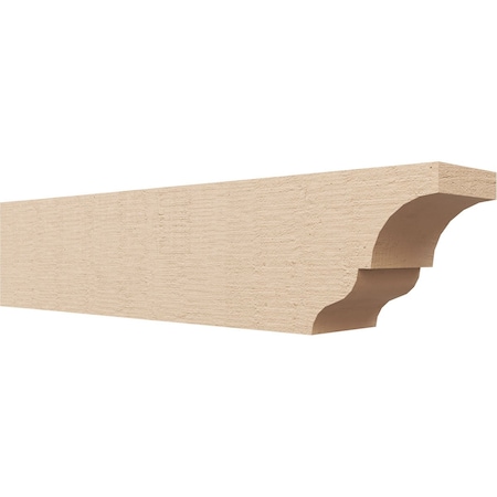 Ekena Millwork 6in. W x 8in. H x 36in. L Asheboro Woodgrain TimberThane Rafter Tail, Primed Tan RFTUR06X08X36ASHRCPR